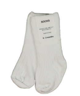 Nové bílé ponožky 