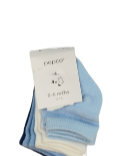 Nové baby ponožky 4 páry 0-6 měsíců