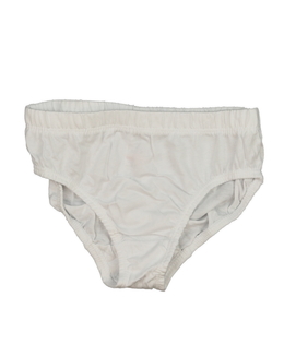 Nové bílé slipy George