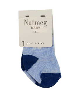 Nové modré baby ponožky Nutmeg 
