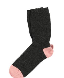 Nové šedo-růžové ponožky EUR 39-42