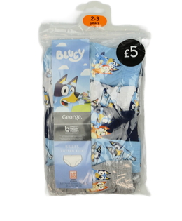 Nové slipy 5 ks Bluey George