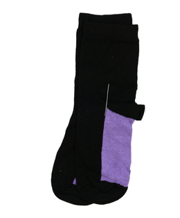 Nové černo-fialové ponožky EUR 31-36