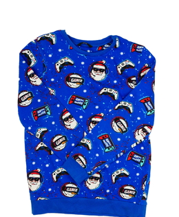 Modrá vánoční mikina George