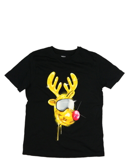 Černé triko se sobem Next