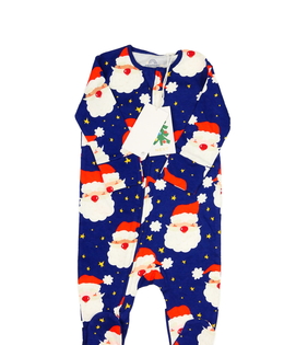 Nový modrý vánoční overal Next