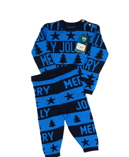 Nový modrý svetrový set Tu