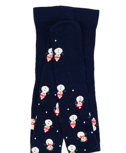 Nové modré vánoční punčocháče 