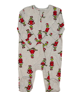 Šedý vánoční overal Grinch Primark 