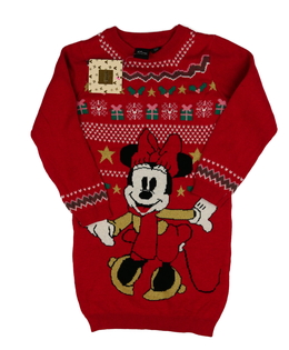 Nové vánoční svetrové šaty Minnie Disney Primark