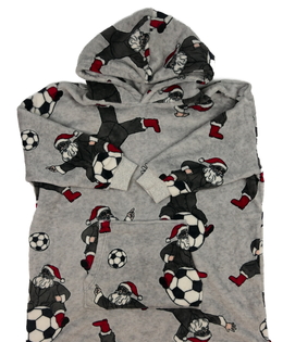 Šedá volnočasová vánoční mikina se Santou M&S