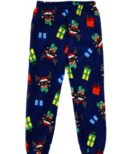 Nové modré teplé vánoční kalhoty Primark 