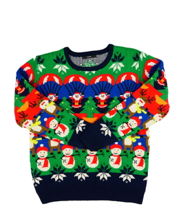 Barevný vánoční svetr George
