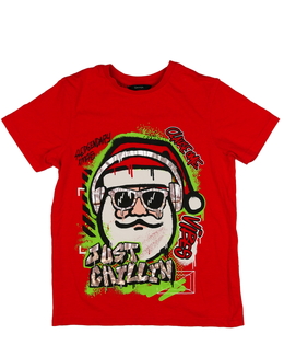 Červené cool vánoční triko George
