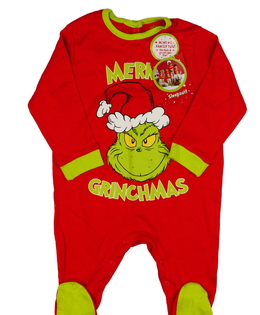 Nový červený vánoční overal Grinch
