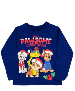 Modré vánoční triko Tlapková Patrola George