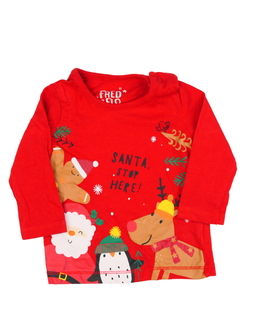 Červené vánoční triko F&F