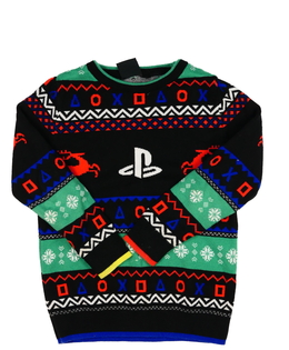 Tmavý vánoční herní svetr George