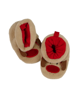 Hnědé vánoční bačkůrky 