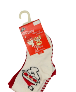 Nové vánoční ponožky 3 páry EUR 16-18