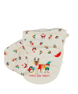 Nový vánoční bryndák 2 ks a čepička 