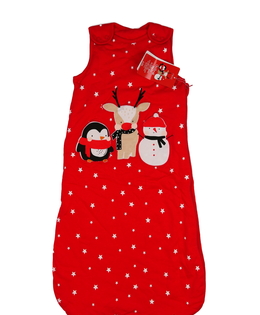 Nový červený vánoční spací pytel 