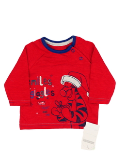 Nové červené vánoční triko Disney George