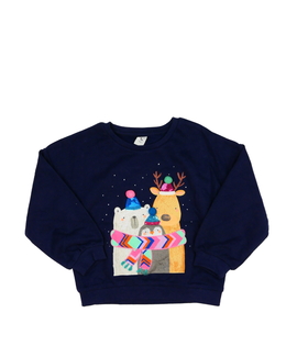 Modrá vánoční mikina Tu 