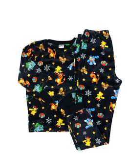 Tmavé vánoční pyžamo Pokémon Tu