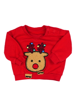 Červená vánoční mikina Primark 