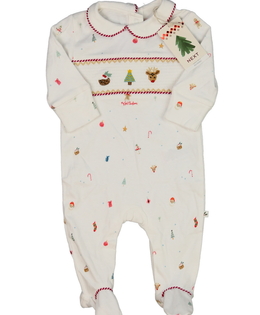 Nový bílý vánoční overal Next