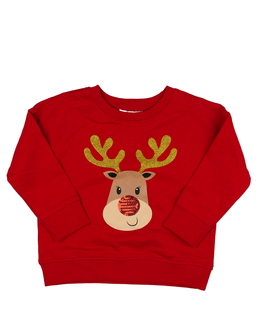 Nová červená vánoční mikina M&Co