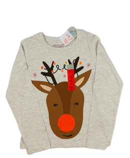 Nové šedé vánoční triko Primark 