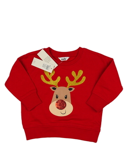 Nová červená vánoční mikina M&Co