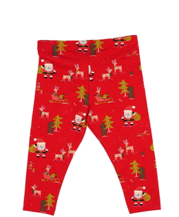 Červené vánoční legíny F&F