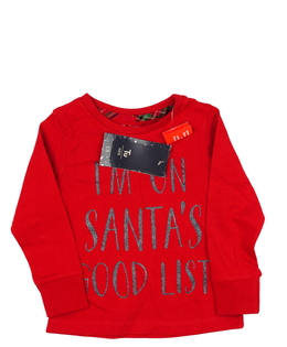 Nové červené vánoční triko Tu 