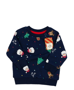 Nová modrá vánoční mikina Primark 