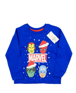 Nové modré vánoční triko Marvel George