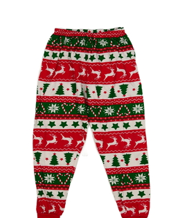 Vzorované vánoční pyžamové kalhoty 