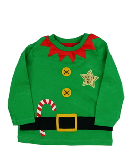 Zelené vánoční elfské triko F&F