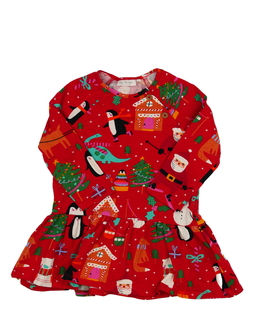 Červené vánoční šaty Next