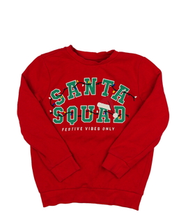 Červená vánoční mikina F&F