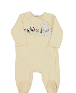 Nový krémový vánoční overal Next