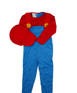 Karnevalový overal a čepice Mario 