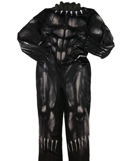 Černý karnevalový overal Black Panther George 