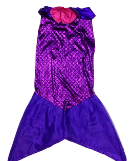 Fialové mořské karnevalové šaty