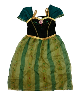 Krásné zelené karnevalové šaty Frozen Anna Disney 