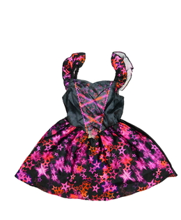 Tmavší karnevalové šaty s hvězdami