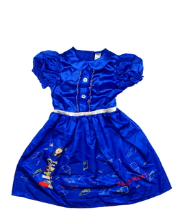 Modré karnevalové šaty 