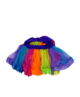 Duhové karnevalové třásně do pasu 